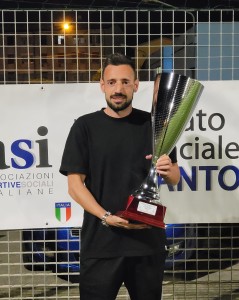 ASD FORNAIO DEL VIALE (Vincitore Serie A 2021/22) Ritira il premio il Dirigente Marco Morello