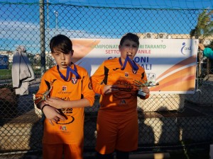 MIGLIOR PORTIERE  CATEGORIA ESORDIENTI SUPERBI FRANCESCO  DE GIORGIO VINCENZO ASD VIRTUS TARANTO