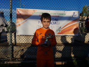 MIGLIOR PORTIERE  CATEGORIA PRIMI CALCI  DEL VECCHIO LORENZO  ASD VIRTUS TARANTO